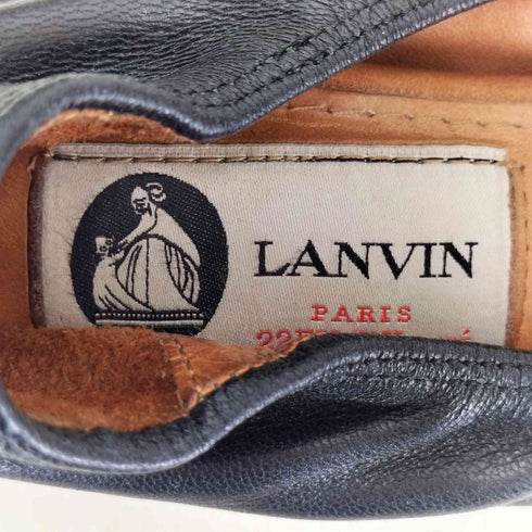 ランバン LANVIN リボン パールデザイン バレエシューズ レディース