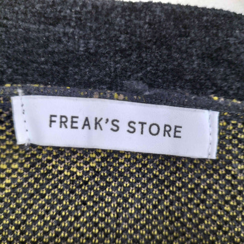 フリークスストア FREAKS STORE リラックスフィット フラワー総柄 モール糸 ニットカーディガン メンズ JPN:L