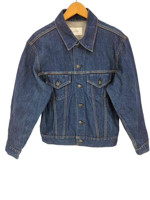 シオタ CIOTA インディゴ スビンコットン 13.5oz デニムジャケット メンズ 34