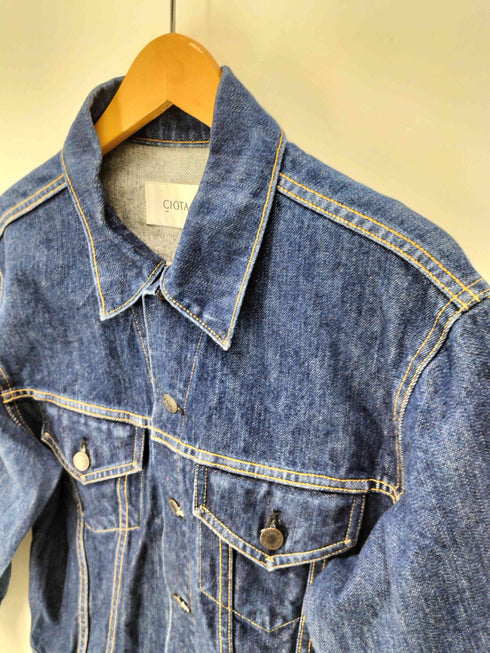 シオタ CIOTA インディゴ スビンコットン 13.5oz デニムジャケット メンズ 34