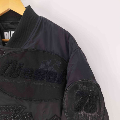 ディーゼル DIESEL SUPER-MANUA ワッペンボンバージャケット メンズ import:S