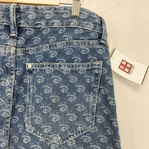 エイチアンドエム H&M 総柄 コラボデザイン ルーズデニムパンツ メンズ 29/30