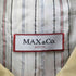 マックスアンドコー MAX&CO. MADE IN ITALY イタリア製 裏地ストライプ 八の字 ダブル ジップ ギミック ジャケット ブルゾン LAMPO ジップ Y2K レディース