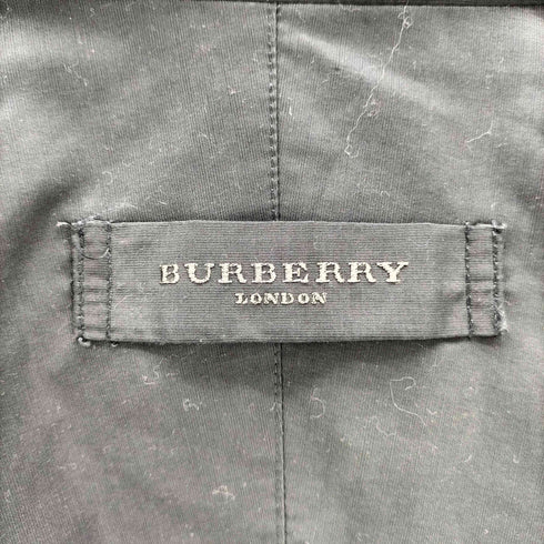 バーバリーロンドン BURBERRY LONDON 裏地 ノバチェック キルティング パデット ライナー ジャケット 付き 2WAY レイヤード パッカブル フーデット ブラック コート メンズ import:M