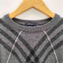 バーバリーロンドン BURBERRY LONDON Merino Wool 100% メリノ ウール 羊毛 アーガイル チェック クルーネック ニット セーター メンズ import:L