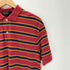 ポロバイラルフローレン Polo by RALPH LAUREN 90S ポニー 刺繍 S/S ボーダー ポロ シャツ 鹿の子 ビックサイズ メンズ import:L
