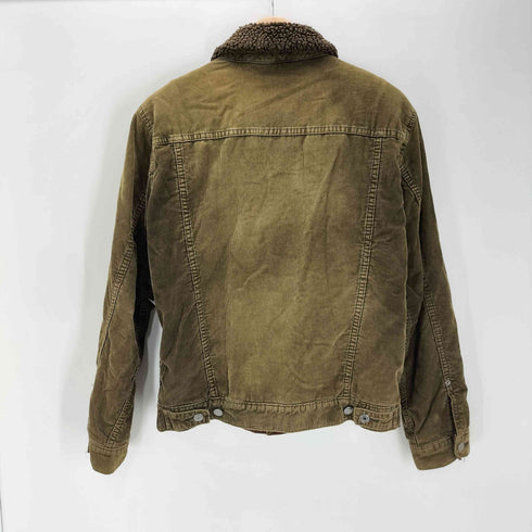 ギャップ Gap 00S 04AW OLD 4th TYPE 紺タグ デカタグ 裏地 ボア ランチ コーデュロイ トラッカー ジャケット メンズ S-M