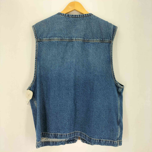 ギャップ Gap デニムカーゴベスト メンズ import:L