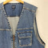 ギャップ Gap デニムカーゴベスト メンズ import:L