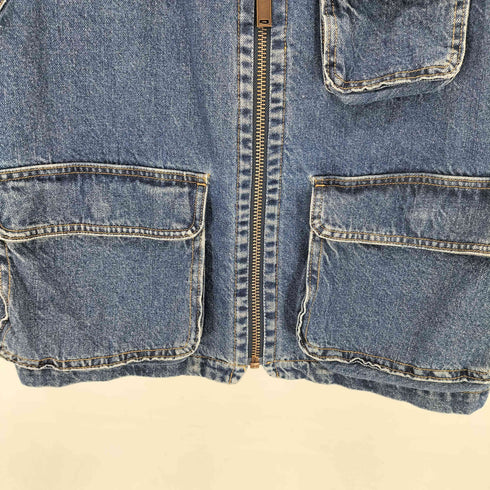 ギャップ Gap デニムカーゴベスト メンズ import:L