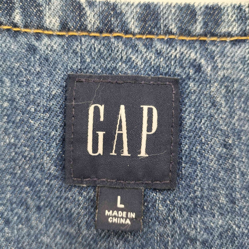 ギャップ Gap デニムカーゴベスト メンズ import:L