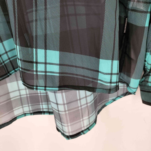 ADAMPATEK アダムパテック sheer check looose shirt チェックシャツ メンズ 1