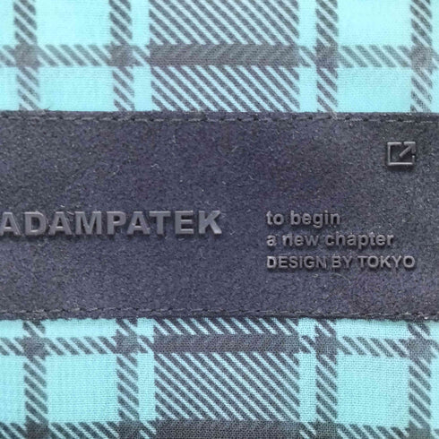 ADAMPATEK アダムパテック sheer check looose shirt チェックシャツ メンズ 1