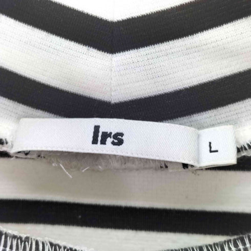 Irs USA製 クレイジーパターン ボーダー ハイネック カットソー メンズ import:L