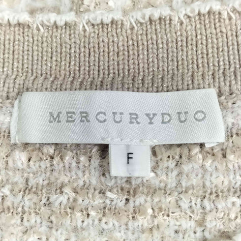 マーキュリーデュオ MERCURYDUO ツィードハーフスリーブカーデ レディース FREE