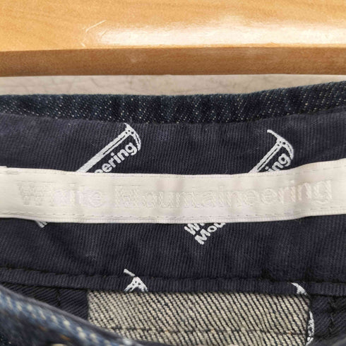 ホワイトマウンテニアリング WHITE MOUNTAINEERING 2タック クロップド デニムパンツ メンズ JPN:1