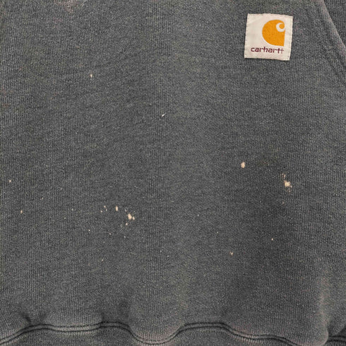 カーハート Carhartt ミッドウェイト シグネチャースリーブロゴ プルオーバーパーカー メンズ import:L
