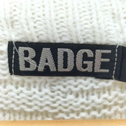 BUDGE バッジ ノルディック クルーネック ニット メンズ L