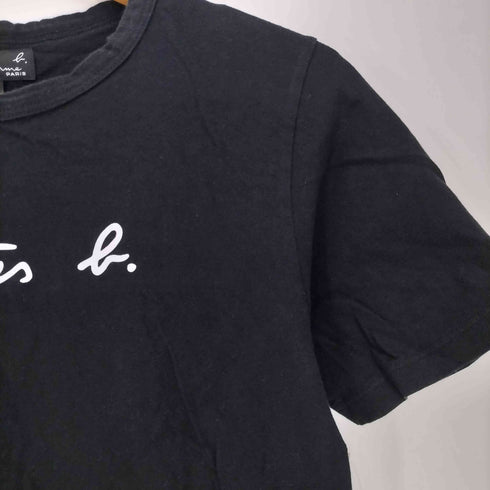 アニエスベーオム Agnes b.homme Coulos クルーロス ロゴプリント コットン 半袖 Tシャツ メンズ JPN:1
