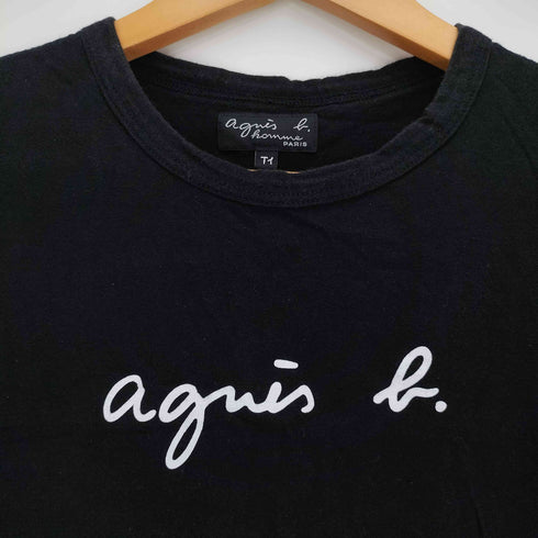 アニエスベーオム Agnes b.homme Coulos クルーロス ロゴプリント コットン 半袖 Tシャツ メンズ JPN:1