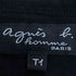 アニエスベーオム Agnes b.homme Coulos クルーロス ロゴプリント コットン 半袖 Tシャツ メンズ JPN:1