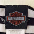 ハーレーダビッドソン HARLEY-DAVIDSON ビジュー ボーダー ロゴ プリント Tシャツ Y2K レディース import:M