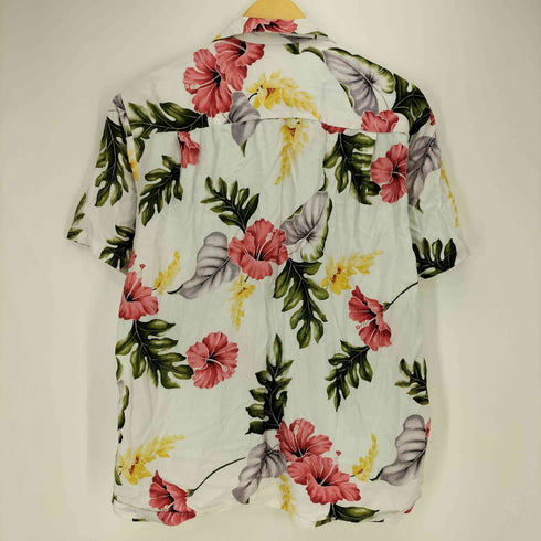 トゥーパームス TWO PALMS ボタニカル柄 レーヨン S/S アロハ シャツ メンズ import:M