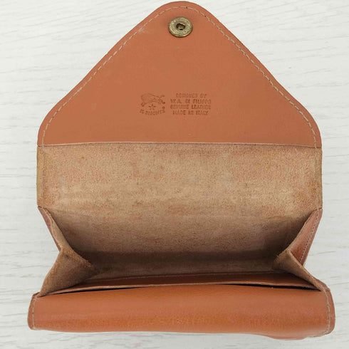 イルビゾンテ IL BISONTE ロゴ レザー ダブルフラップ カードケース レディース