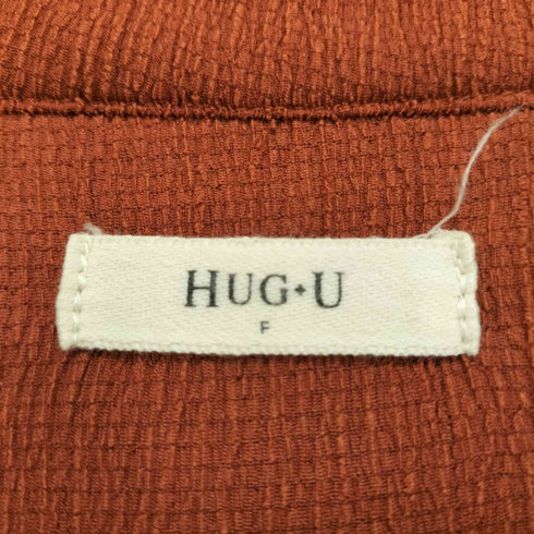 HUG.U 楊柳 スキッパー シャツワンピース レディース FREE