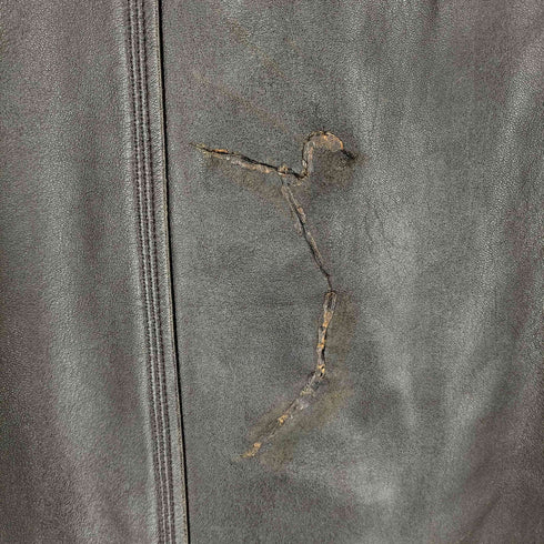 バルマンパリ BALMAIN PARIS LAMB LEATHER ラムレザー レザージャケット メンズ M