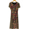 デシグアル Desigual フラワーアニマルプリントワンピース レディース import:M
