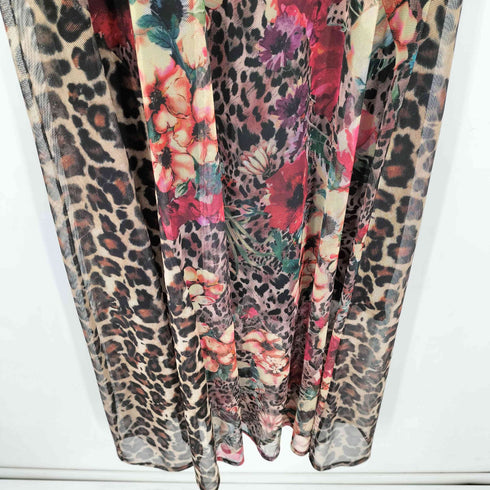 デシグアル Desigual フラワーアニマルプリントワンピース レディース import:M