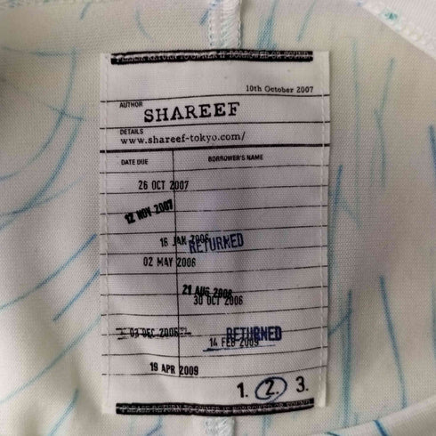 シャリーフ SHAREEF SPARK PATTERN BIG-T メンズ JPN:2