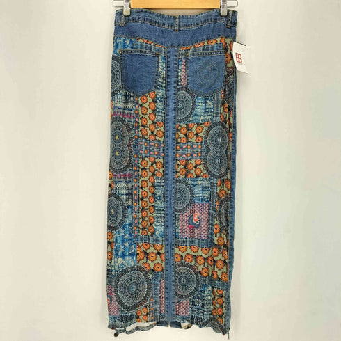デシグアル Desigual エスニックフロントボタンデニムスカート レディース 36