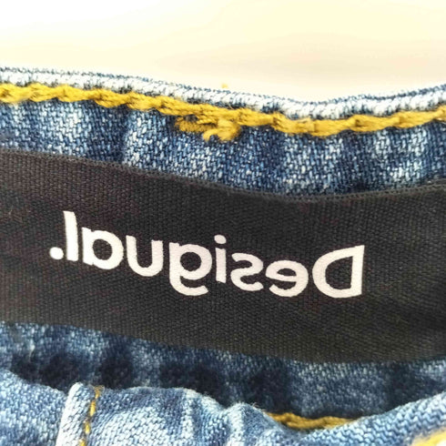 デシグアル Desigual エスニックフロントボタンデニムスカート レディース 36