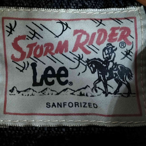 リー Lee 復刻 101LJ STORM RIDER ストームライダー 裏地ボーダー トラッカー デニム ジャケット メンズ import:M