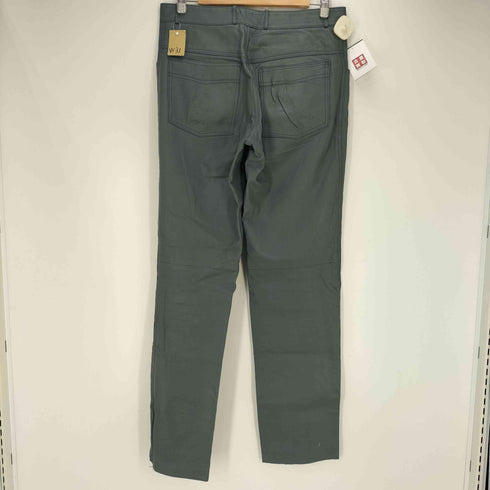 シーアンドエー C&A PIGSKIN LETHER ピッグレザー 5ポケット ストレート パンツ メンズ EUR:46-48