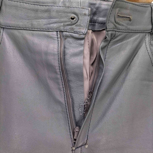シーアンドエー C&A PIGSKIN LETHER ピッグレザー 5ポケット ストレート パンツ メンズ EUR:46-48