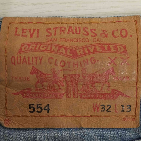 リーバイス Levis 554 ジップフライ デニム ショート パンツ ショーツ メンズ W32 L13
