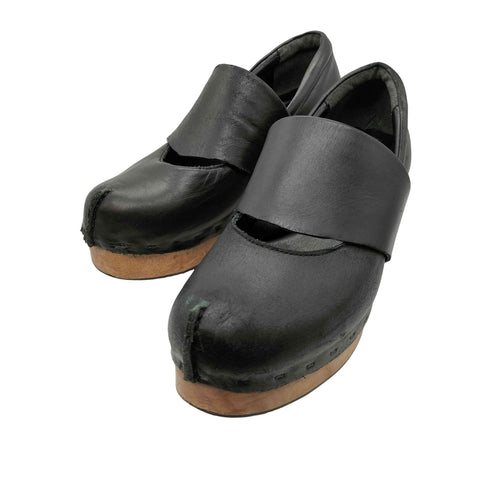 ズッカ ZUCCa Wooden Clogs S ウッド サボ パンプス ブラック レディース JPN:S