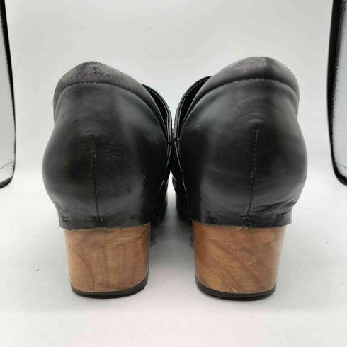 ズッカ ZUCCa Wooden Clogs S ウッド サボ パンプス ブラック レディース JPN:S