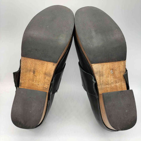 ズッカ ZUCCa Wooden Clogs S ウッド サボ パンプス ブラック レディース JPN:S