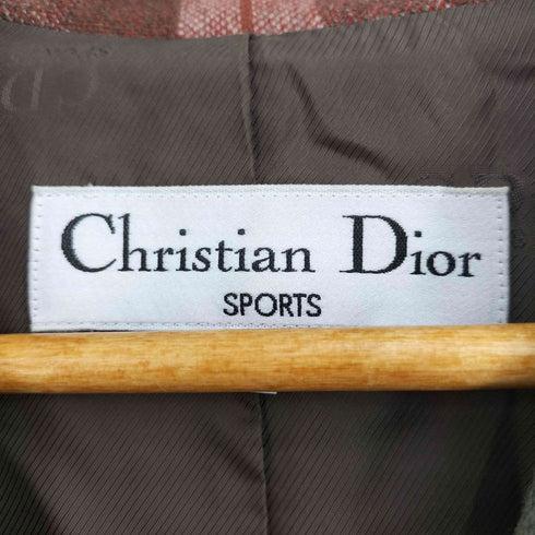 クリスチャンディオール Christian Dior SPORTS ウールチェック3Bテーラードジャケット レディース import:M