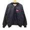 ハートウェル HARTWELL 80-90S USA製 裏地キルティング 中綿 パデット ナイロン バーシティー ジャケット スタジャン ブラック メンズ XXL