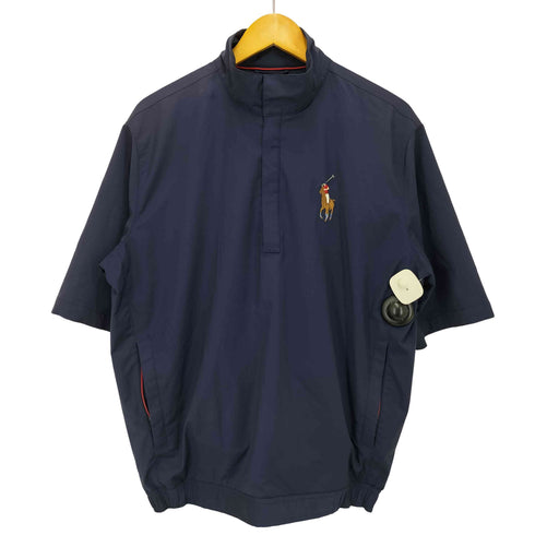 ポロゴルフラルフローレン POLO GOLF RALPH LAUREN ビッグ ポニー 刺繍 ハーフジップ プルオーバー メンズ import:S