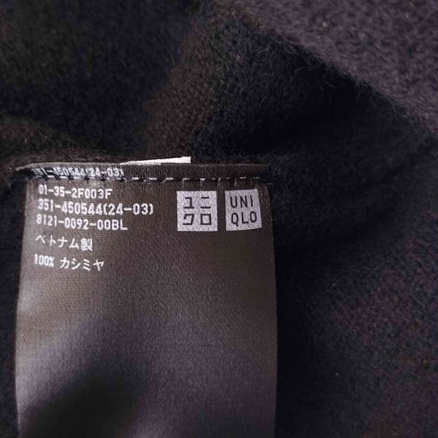 ユニクロ UNIQLO カシミヤ タートルネック セーター レディース JPN:S