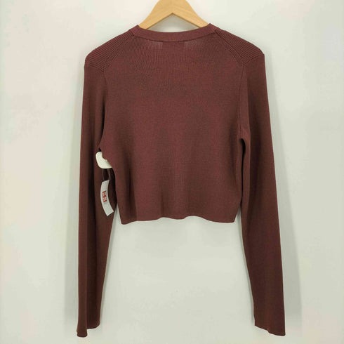 ミースロエ MIESROHE 25SS オーガニック リブニット カーディガン レディース FREE