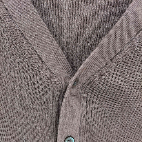 ミースロエ MIESROHE 25SS オーガニック リブニット カーディガン レディース FREE