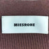 ミースロエ MIESROHE 25SS オーガニック リブニット カーディガン レディース FREE