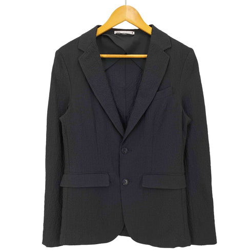 ザラ ZARA シアサッカー 2B シングル サマー テーラード ジャケット メンズ import:S